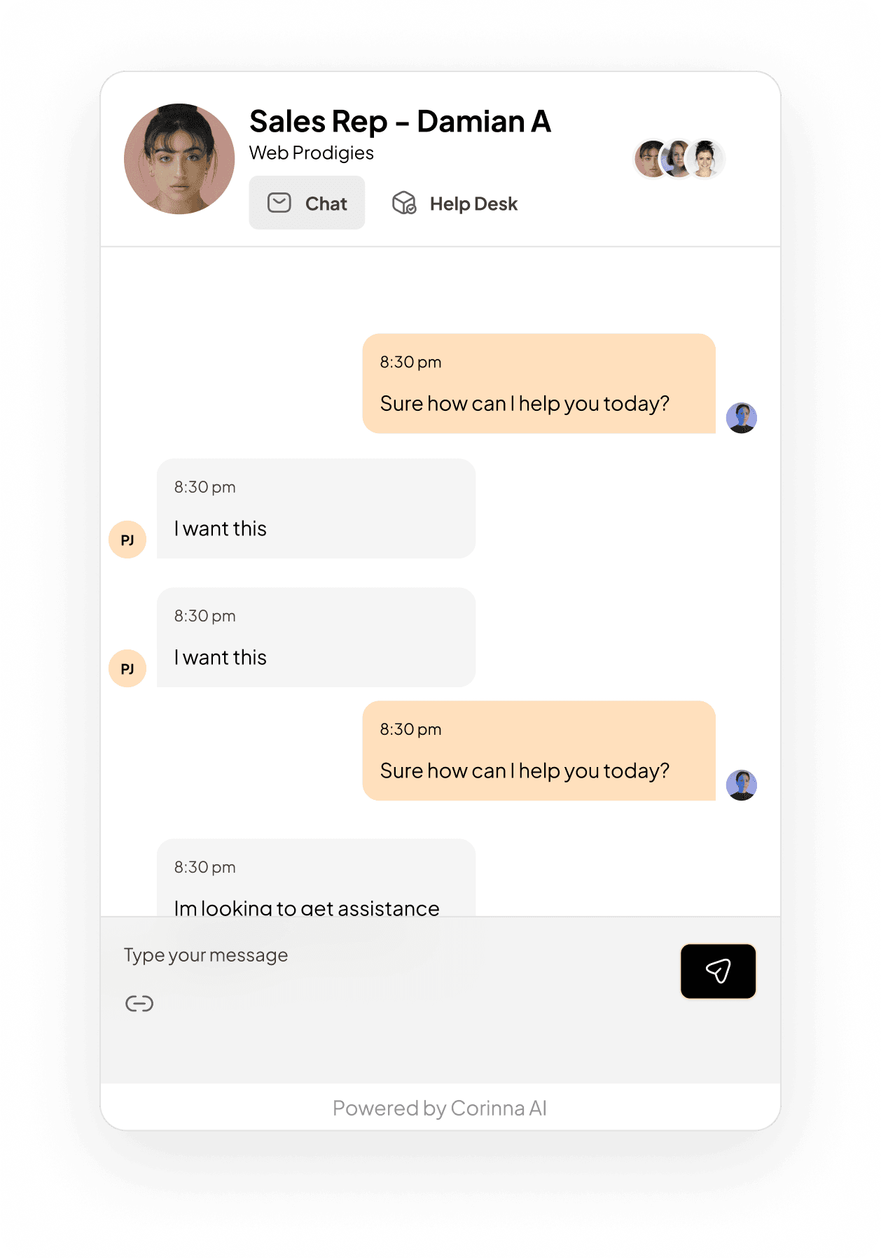 AI Customer Support Dashboard